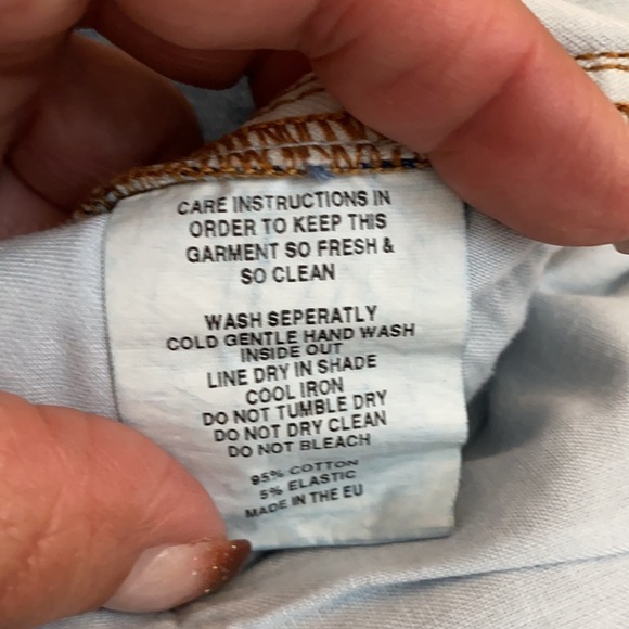 Lakenzie Side Stripe Distressed Ankle Zipper Jean - Picture 10 of 11